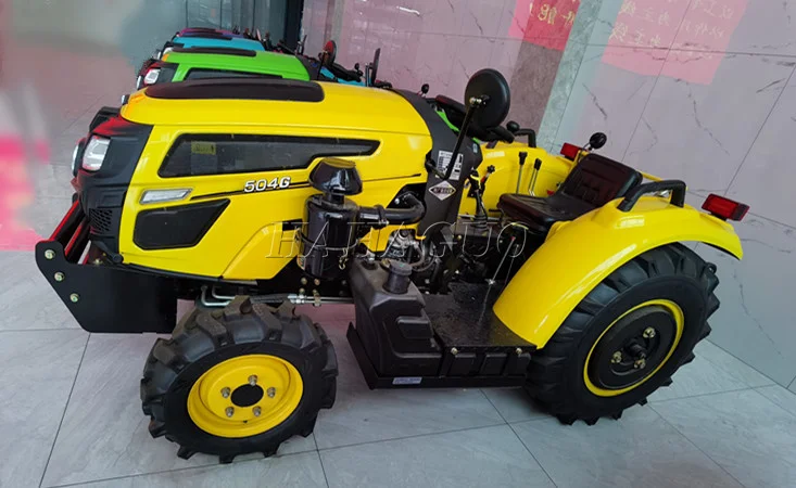 Hydraulic Garden Machine For Agriculture Micro Compact Orchard Greenhouse Tractors