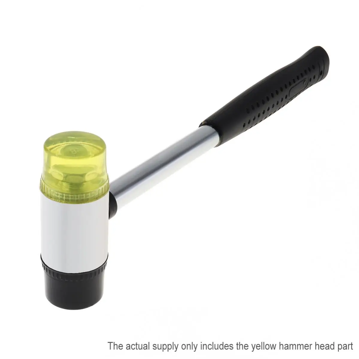 25/30/35/40mm Rubber Hammer Head Double Faced Work Rubber Beads Hammer with Replaceable Hammer Head Nylon Head Mallet Tools