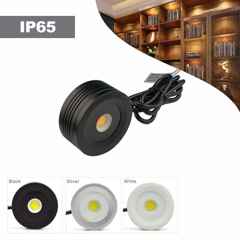 

Surface Mounted Ceiling Light Dimmable 110V 220V 5W COB LED Downlight IP65 Bathroom Lamps Corridor Gallery Lights D58xH25mm