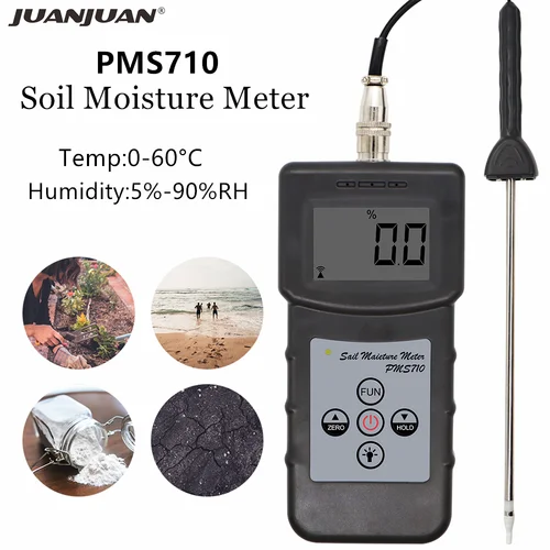 Pms710 Bodenfeuchte messgerät 0-100% Bodenfeuchte analysator Plater Sensor Werkzeug für Fluss sand, Boden hygrometer