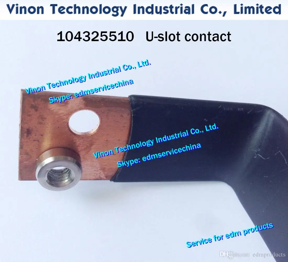 

(1pc) 104325510 edm U-slot contact 104.325.510, 432.551.0, 24.54.402 for ROBOFIL 240,240CC,240CCS,440,440SLP Bracketare