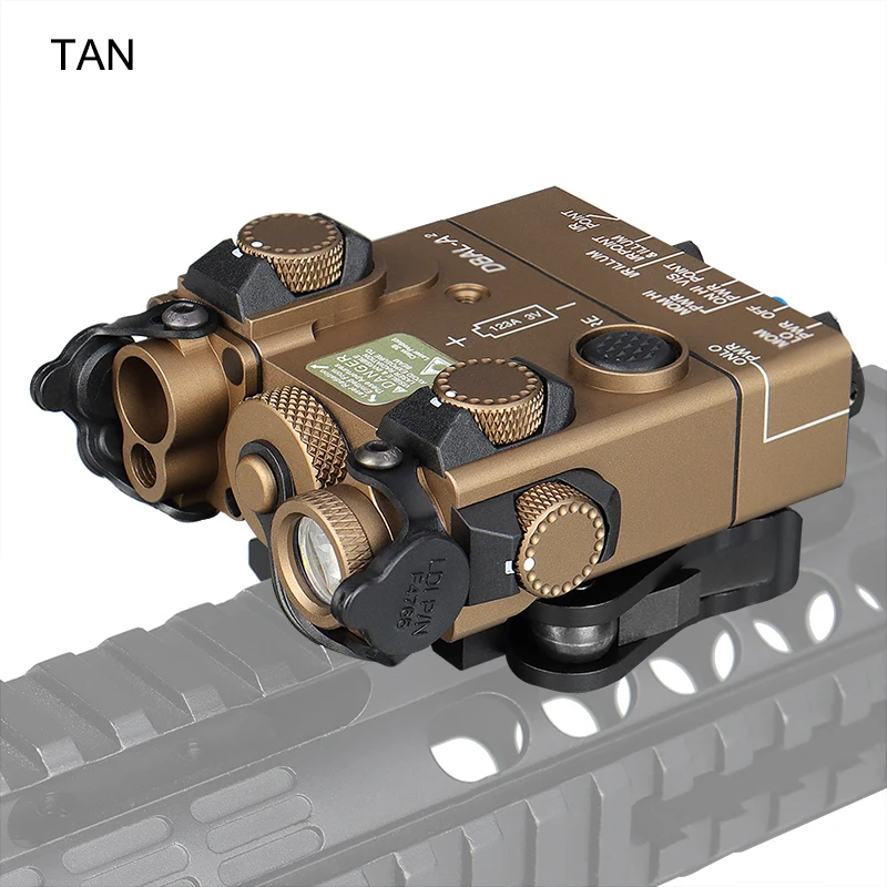 High Quality Tactical Light DBAL-A2  Flashlight With Green Laser Sight HS15-0138