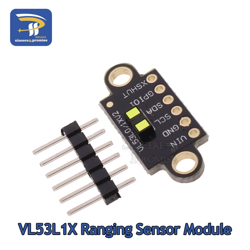 VL53L1X Laser Ranging Flight Time Sensor Module 3V-5V Distance 400cm Measurement Extension Board Module For Arduino