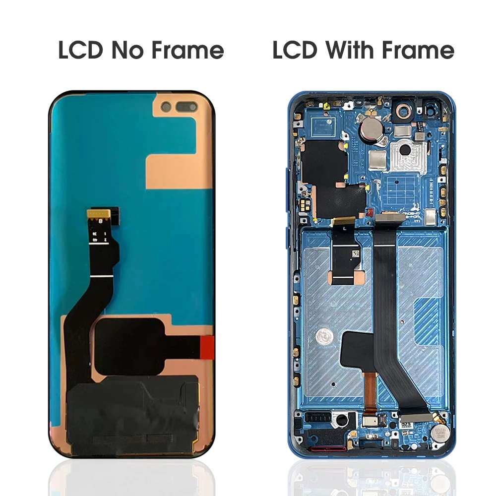 Touch Screen 6.58'' For HUAWEI P40 Pro ELS-NX9 LCD Display Screen Digitizer Assembly With Frame For Huawei P40Pro