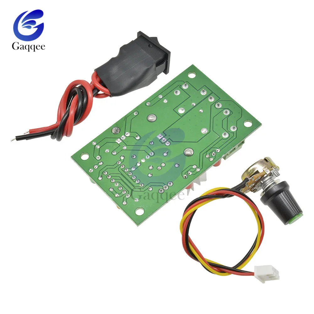 DC 6-30V 6A Motor Speed Controller Reversible PWM Control Forward/Reverse Switch Board 6V-30V Max 10A Module 12V 24V