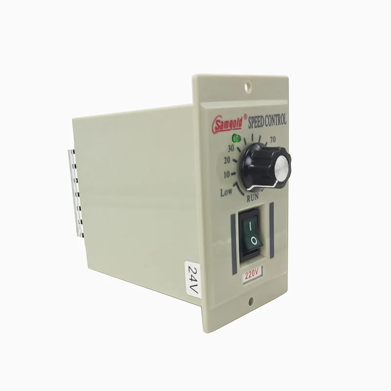 Controlador de velocidad del motor de CC, entrada AC220V, imán permanente, motor cepillado, controlador de DC-51, salida 24V90V110V180V