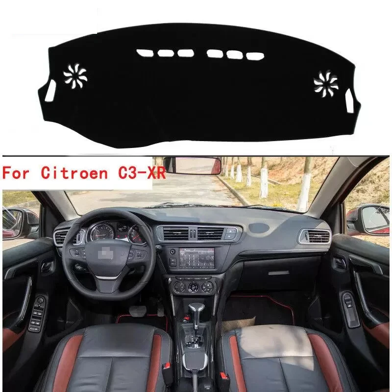 

High Quality for Citroen C3-XR Car Dashboard Cover Non Slip Dash Mat Sun Shade Carpet Pad Accessories