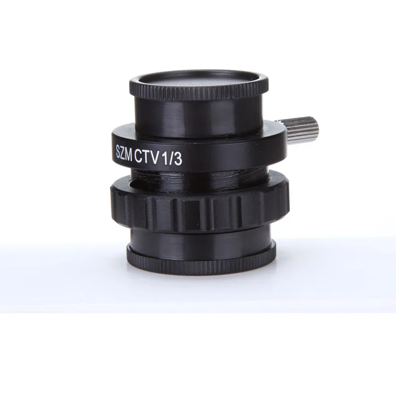 SZM CTV 1/2 1/3 1X Adapter 0.3X 0.5X C mount Lens Adapter For Trinocular Stereo Microscope HDMI VGA USB Video Camera