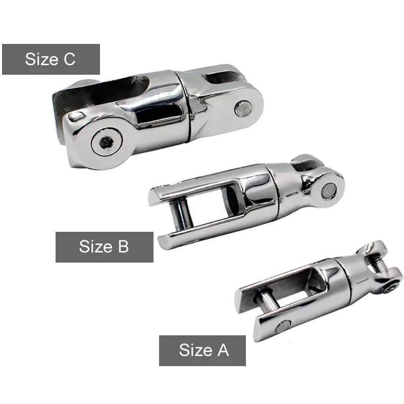 316 stainless steel yacht boat anchor connector Universal joint Anchor swivel One-way two-joint anchor Anchor rotation ring