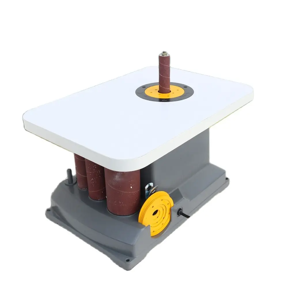 350W Shaft Sanding Machine Sanding Machine Woodworking Machinery Special-shaped Sanding Machine Woodworking Arc Sanding Machine