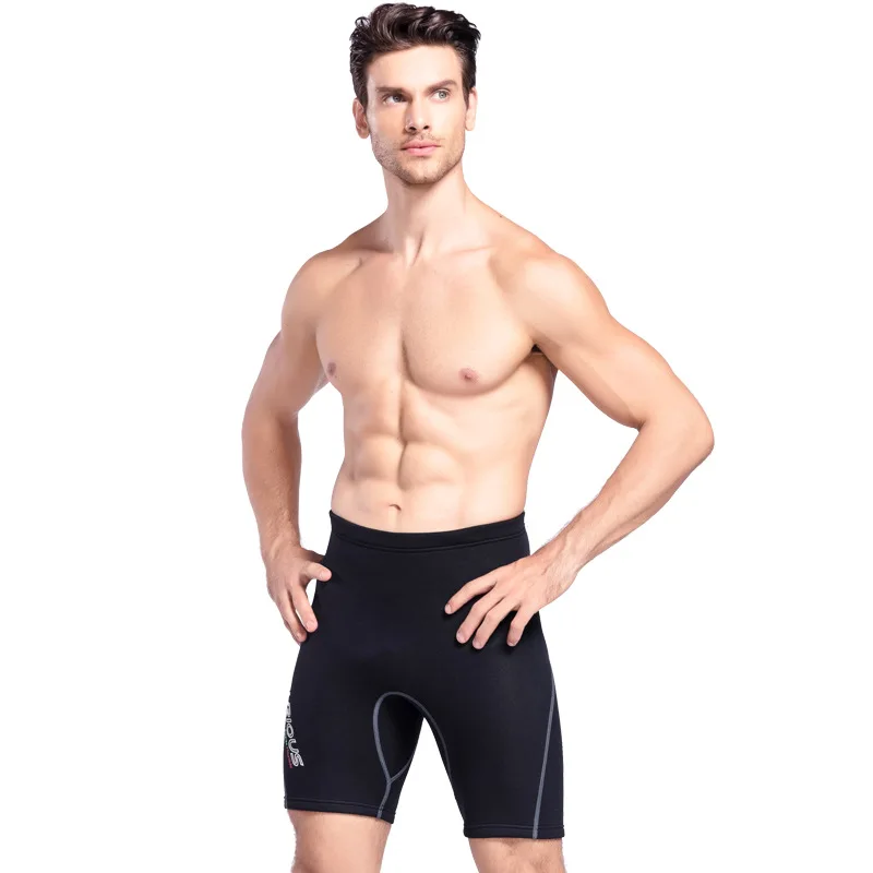 

Men 2MM Wetsuit Shorts Open Cell Smooth Skin Diving Short Pants Neoprene Waterproof Snorkeling Scuba Diving Kayaking Swim Trunks