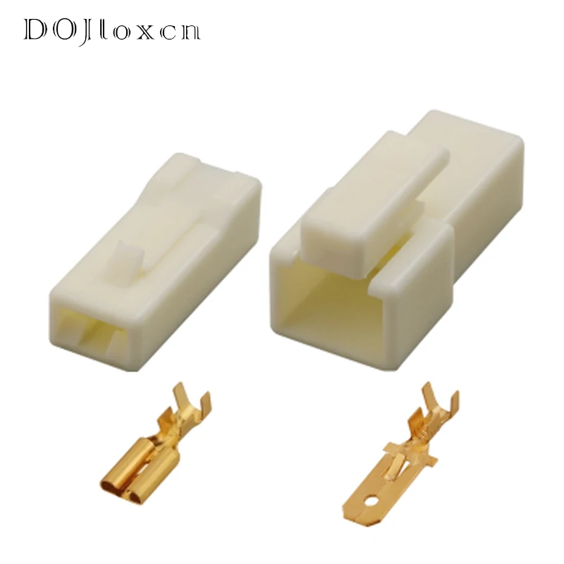 5/10/20/50 Sets 1 Pin 7123-3010 7122-3010 Unsealed Socket Automotive Male Female Connector 7.8 MM Wiring Plug With Terminal