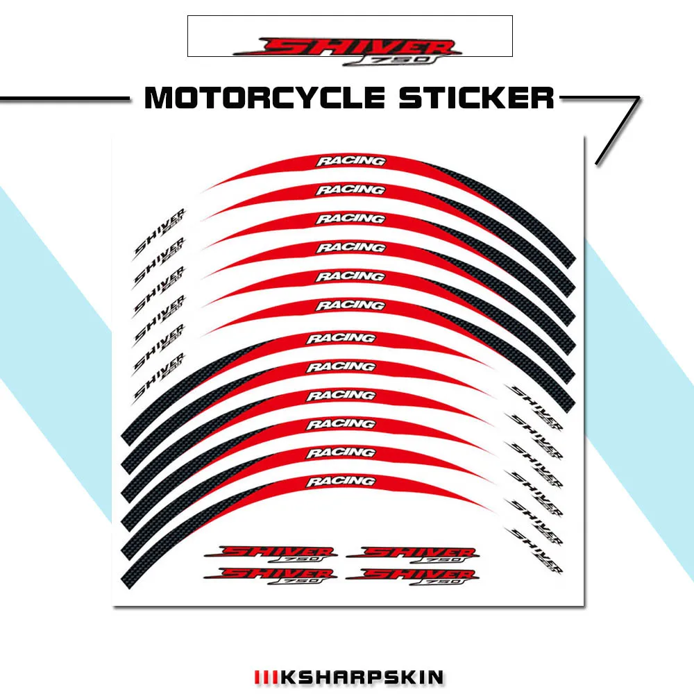 

Motorcycle stripes reflective rim stickers are suitable for Aprilia SHIVER750 SHIVER 750