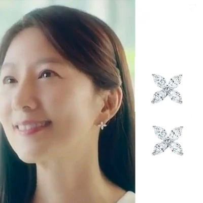 Love in Contract Park Min Young Korean dramas Kim Hee Ae The Married Life Star Fashion Earrings stud ресницы piercing man