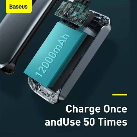 Baseus 10000 мАч Пусковое устройство для автомобилей 3.5L/6L — фото товара