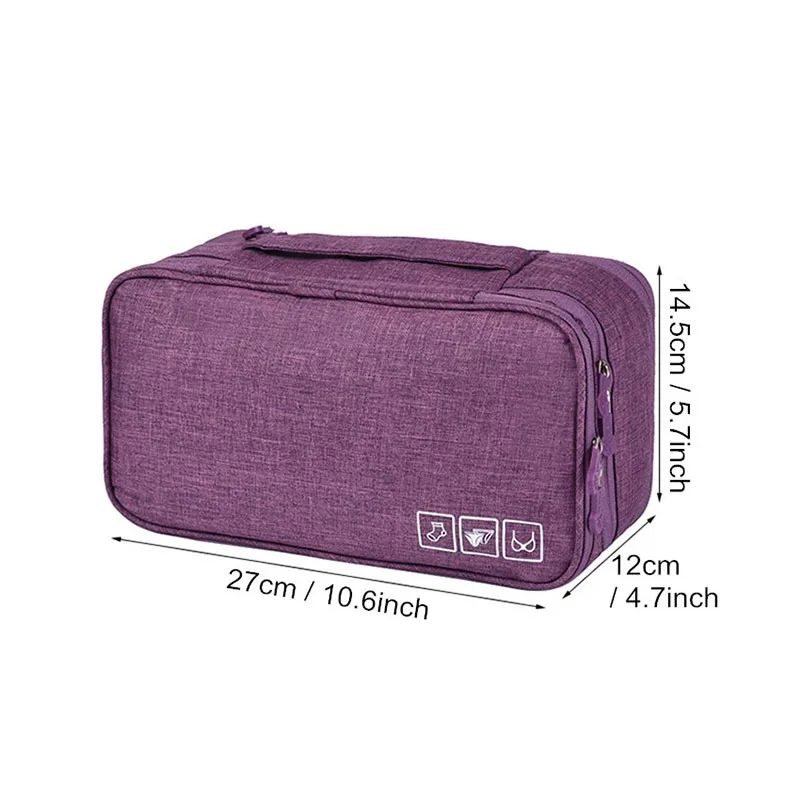 Daily Travel Storage Bag For Underwear Cosmetics Makeup Travel Organizer Bag Wardrobe Closet Clothe Pouch Socks Panties Bra Bags