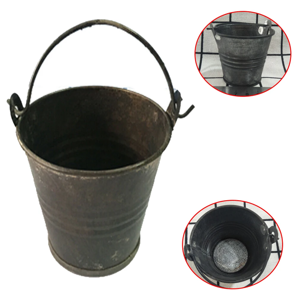 1/6 Scale Scene Army WWII Military Soldier Wooden Barrel Old Pail Original Bucket Model For 12Inch Hottoys 1/6 Action Figure Toy