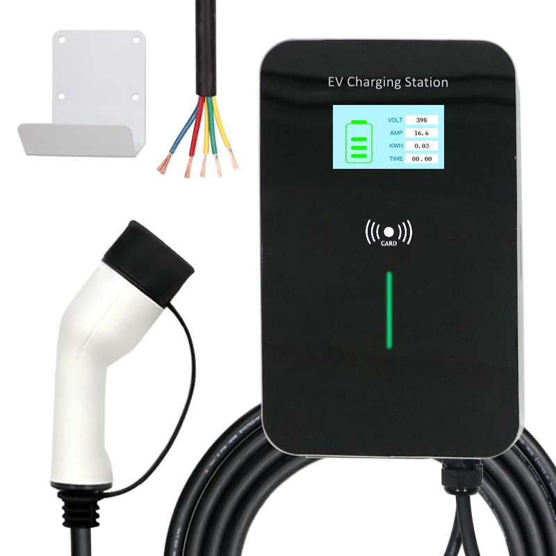 

11KW 22KW Wallbox Type 2 Type 1 EV Fast Wall Charger Station Electric Vehicle Car Charging Stations Pile