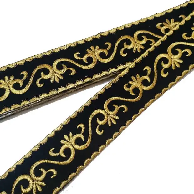 High Quality gold thread Xiangyun handmade embroidery 2\