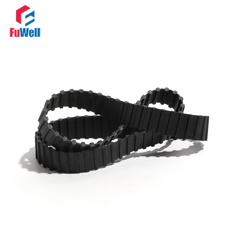 

Double Teeth Black Rubber Timing Belt DL Type 12.7/20/25/38mm Belt Width Toothed Belt 315DL/330DL/345DL/360DL Gear Pulley Belt