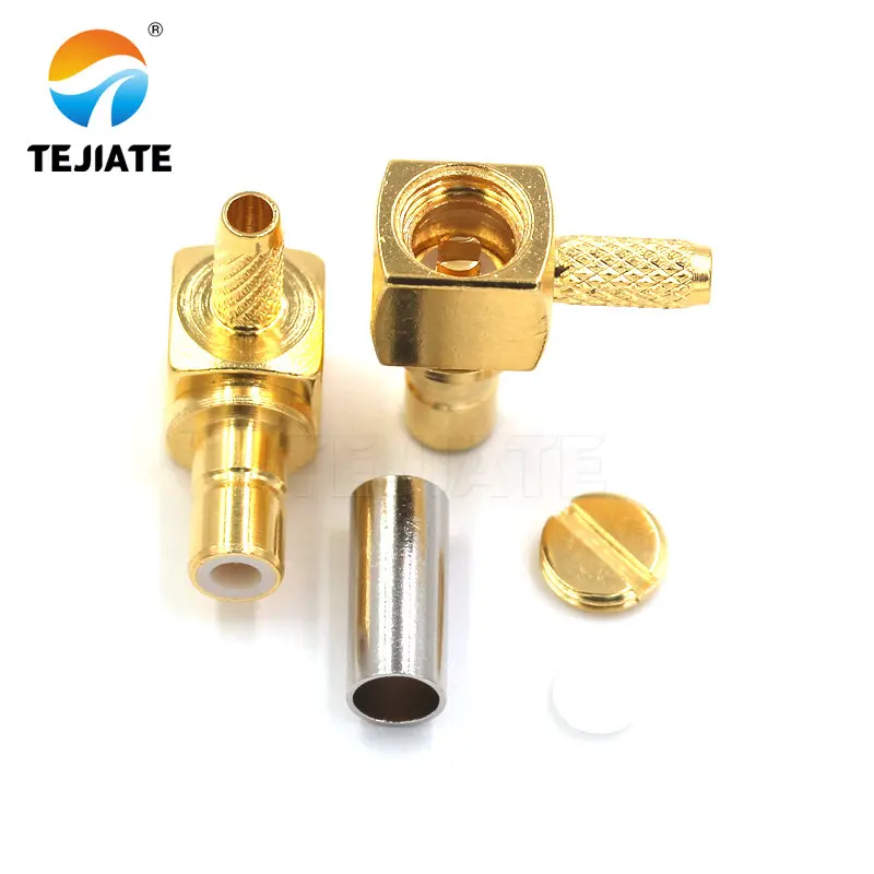 1PCS SMB Connector SMB-K/KW/J/JW-1.5 Bent Male/Female Header Press Welding RG316 Feeder Adapter