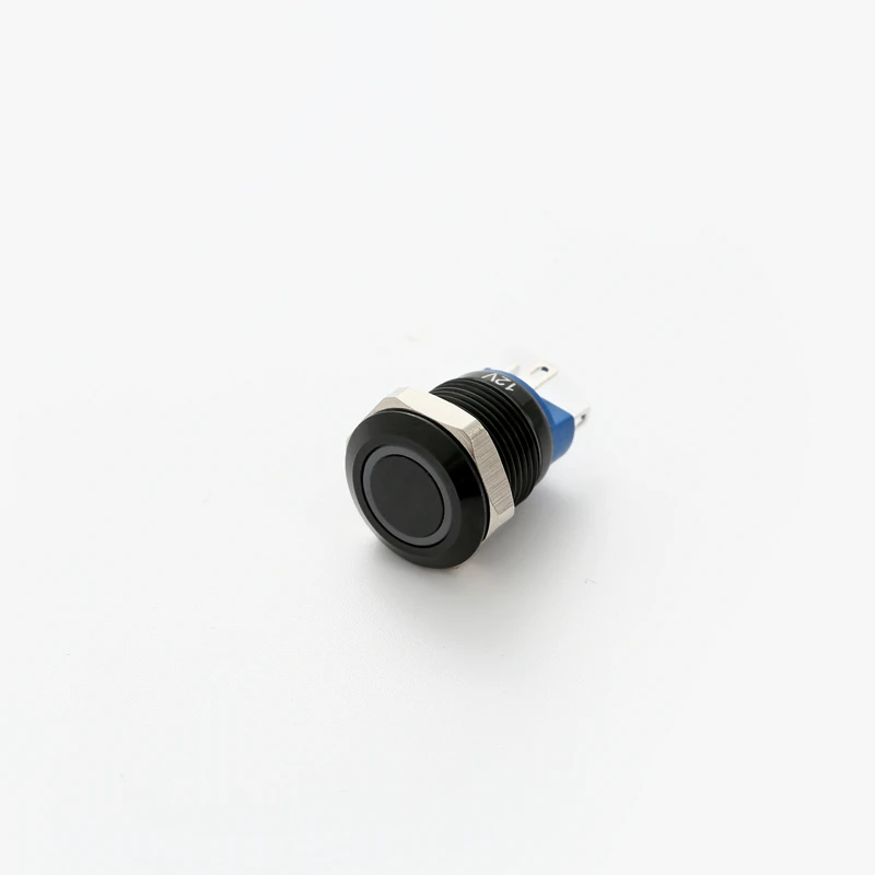 

ELEWIND 12mm metal push button switch momentary 1NO with light(PM121F-10E/J/R/12V/S)