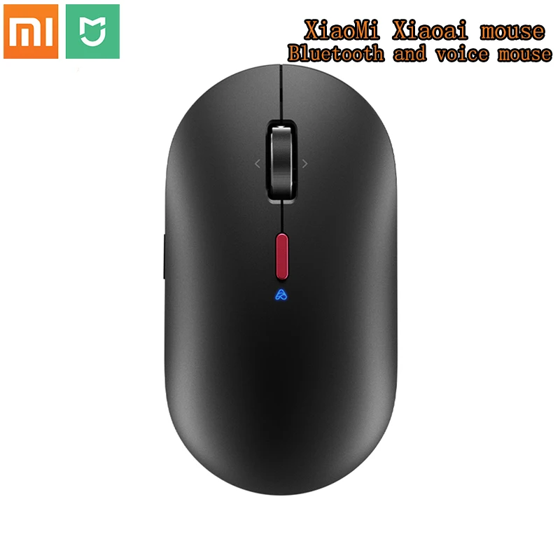 

Xiaomi Xiaoai Mijia Mouse Senza Fili Di Bluetooth 5.0 USB Del Mouse Ricaricabile 2.4Gh AI Input Vocale Traduzione Mouse Ottico