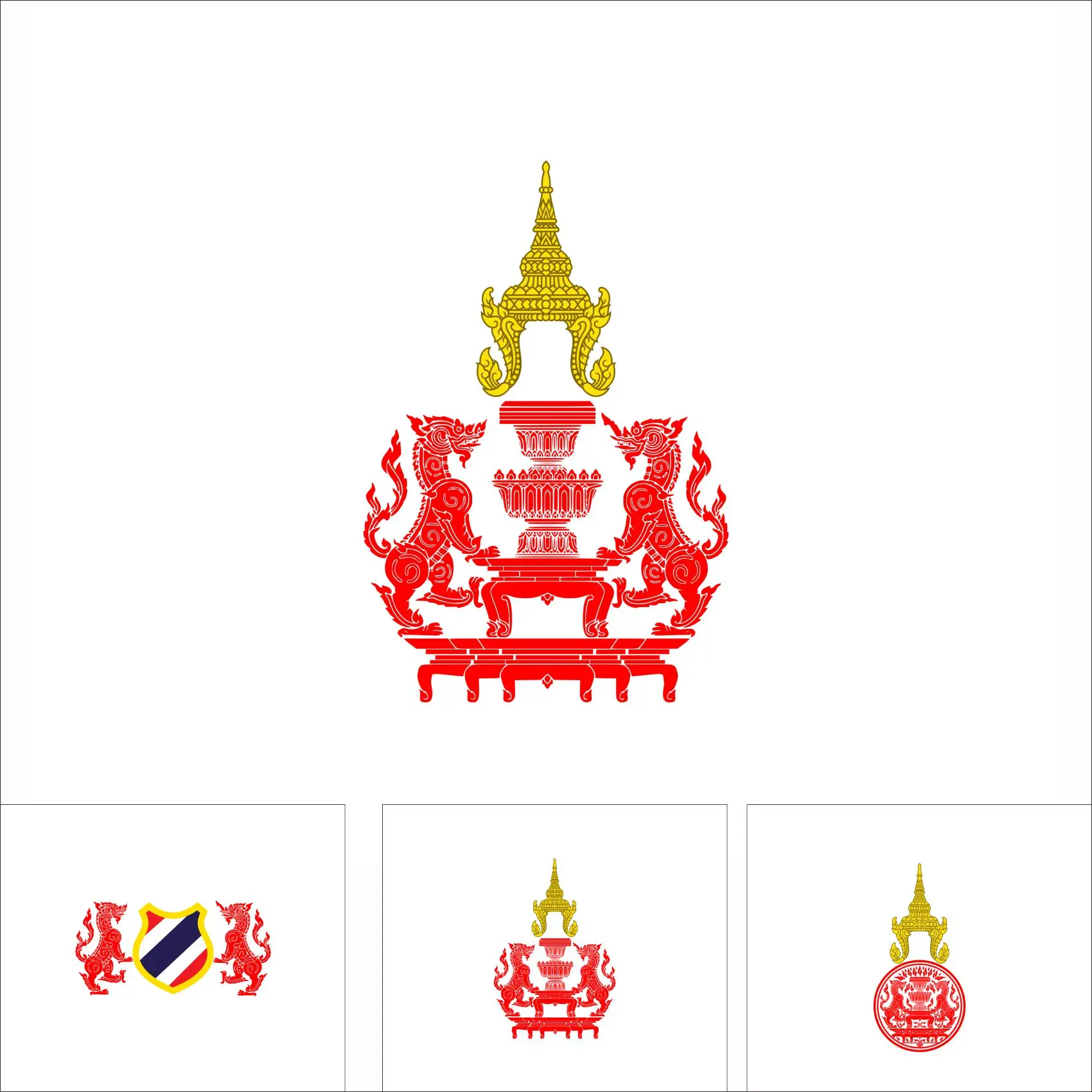 Thailand Prime Minister 1943 Flag 4x4ft 120x120cm 60x60cm Queen's Royalty's Standard Banner