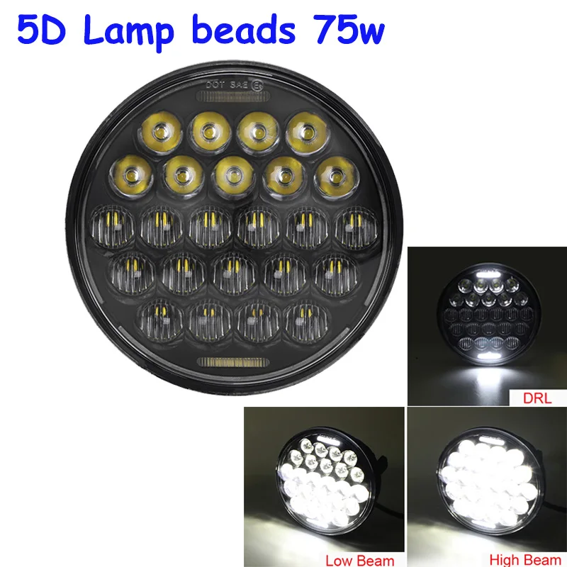 Newest A 5.75 Inch Motorcycle LED Headlight for Dyna Softail Sportster 883 XL883 FXCW 5 3/4\