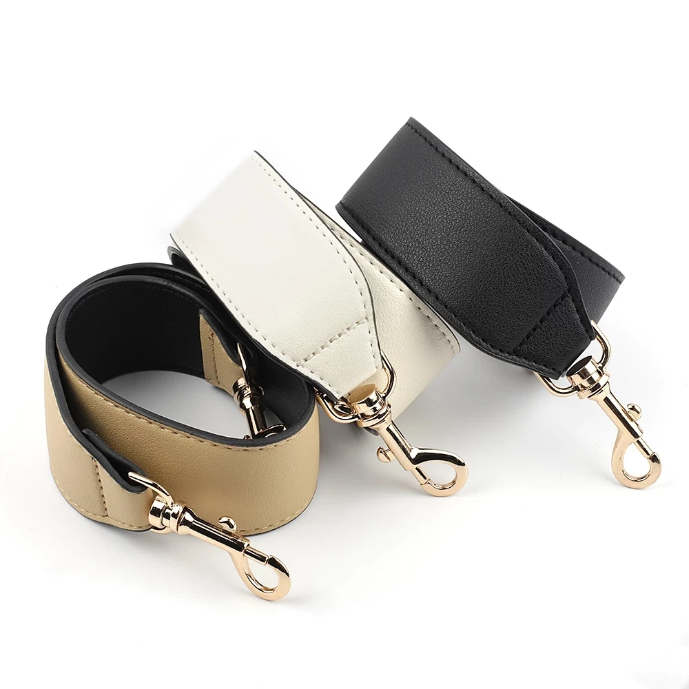 50cm 4cm Wide PU Leather Purse Bag Strap Short Shoulder Handbag Top Handle Replacement Bags Accessory