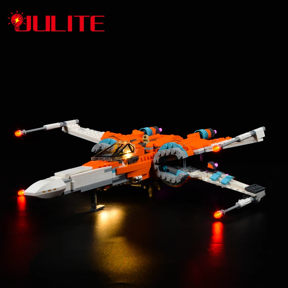 75273 Poe dameron의 X-Wing 파이터 완구 용 Led 라이트 키트 DIY 완구 세트 (빌딩 블록 포함되지 않음)