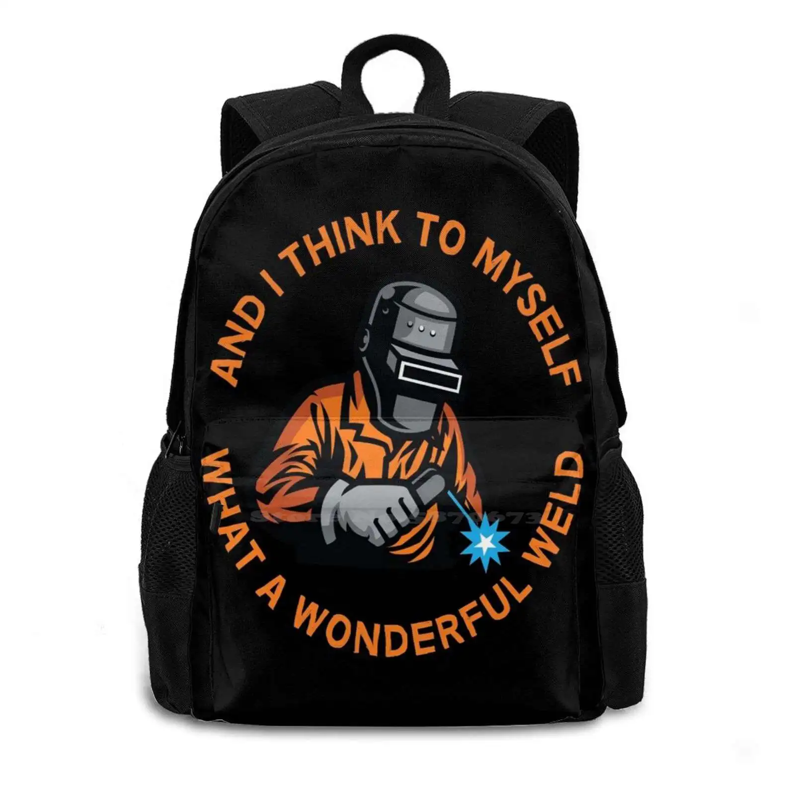 Best-Husband-Welding-Funny Dad-Pipe S School Bag Big Capacity Backpack Laptop 15 Inch Design Sayings Best Welding Fun