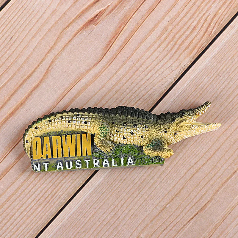 African wildlife crocodile camel bull creative imitation refrigerator magnets Kenya Syria Britain travel abroad to commemorate