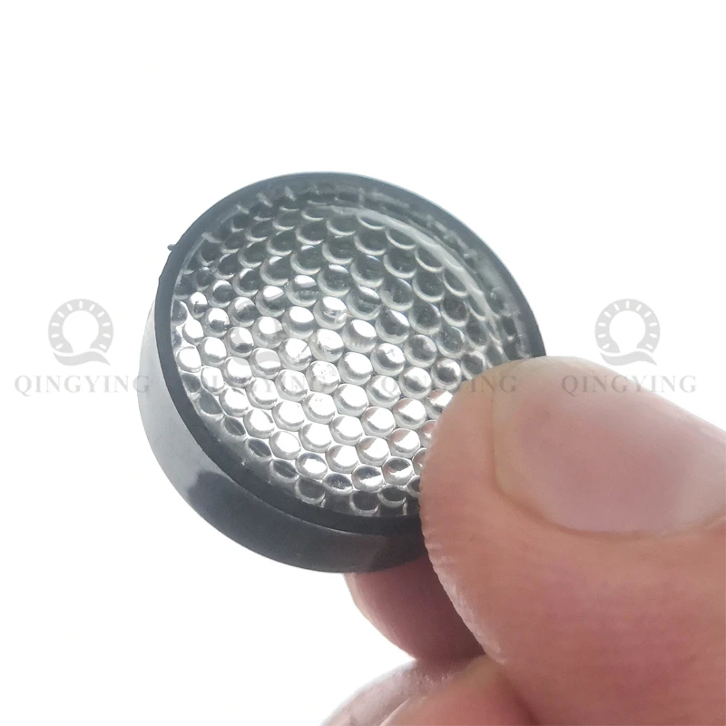 10-100pcs 60 Degree 21mm LED Lens Reflector Collimator With Black White Holder Set For 1w 3w 5w High Power LED Lamp