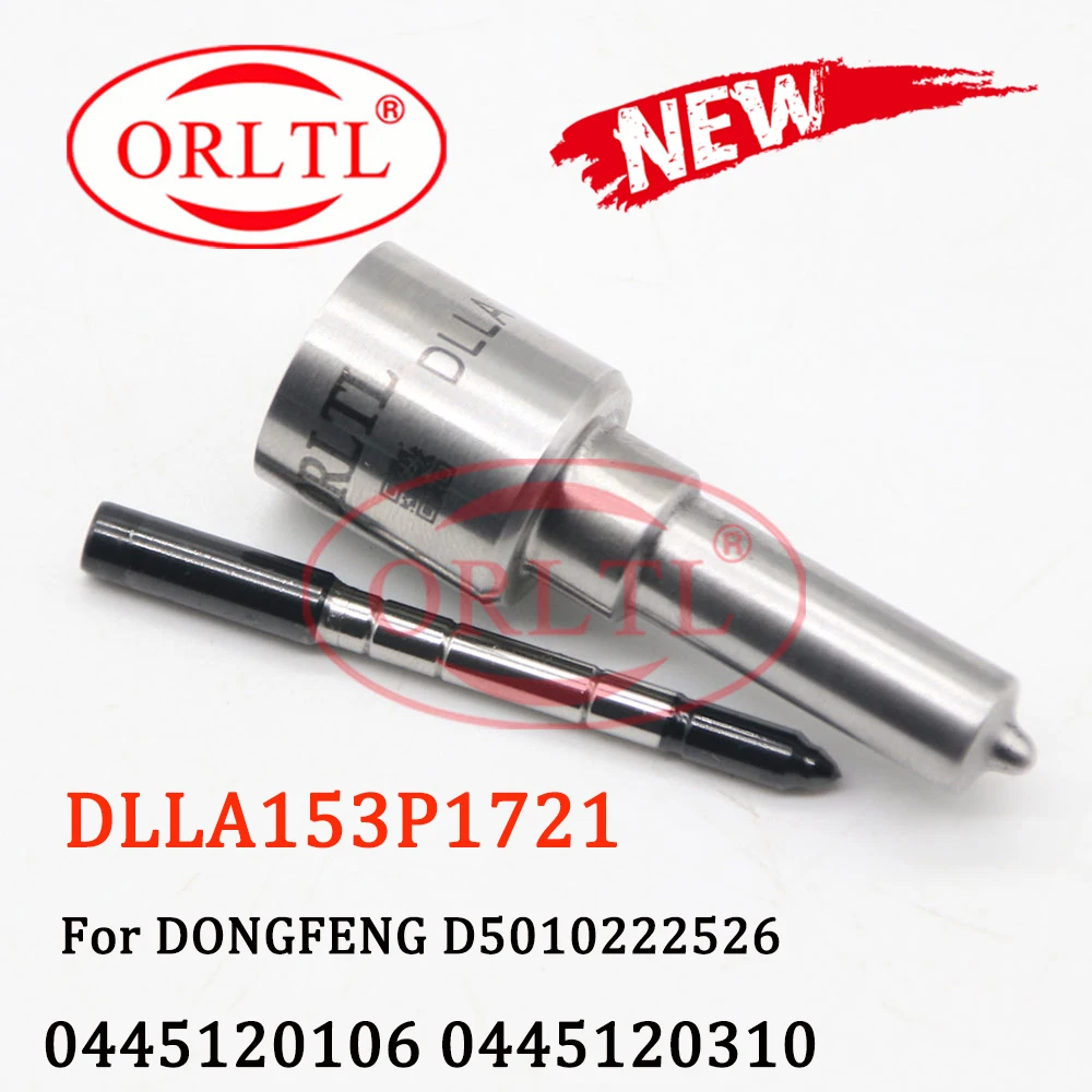 Common Rail Nozzle Injector 0433172056, DLLA153P1721, DLLA 153 P1721, DLLA 153P1721 for DONGFENG D5010222526 0 445 120 106