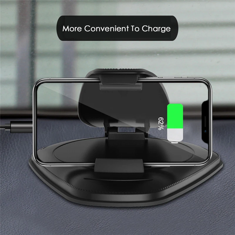 

Cellphone Car Holder 2019 NEW Leather Pattern Navigation GPS Support Stand Hud Universal Dashboard For iPhone X Car Phone Holder