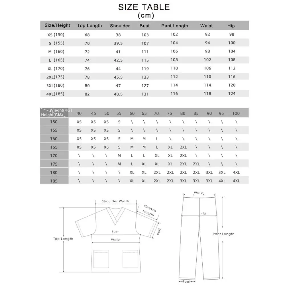 ANNO-ropa de trabajo de maternidad para mujer embarazada, uniformes sueltos de enfermera, ropa de Hospital, conjunto de exfoliantes de cintura ajustable para mujer