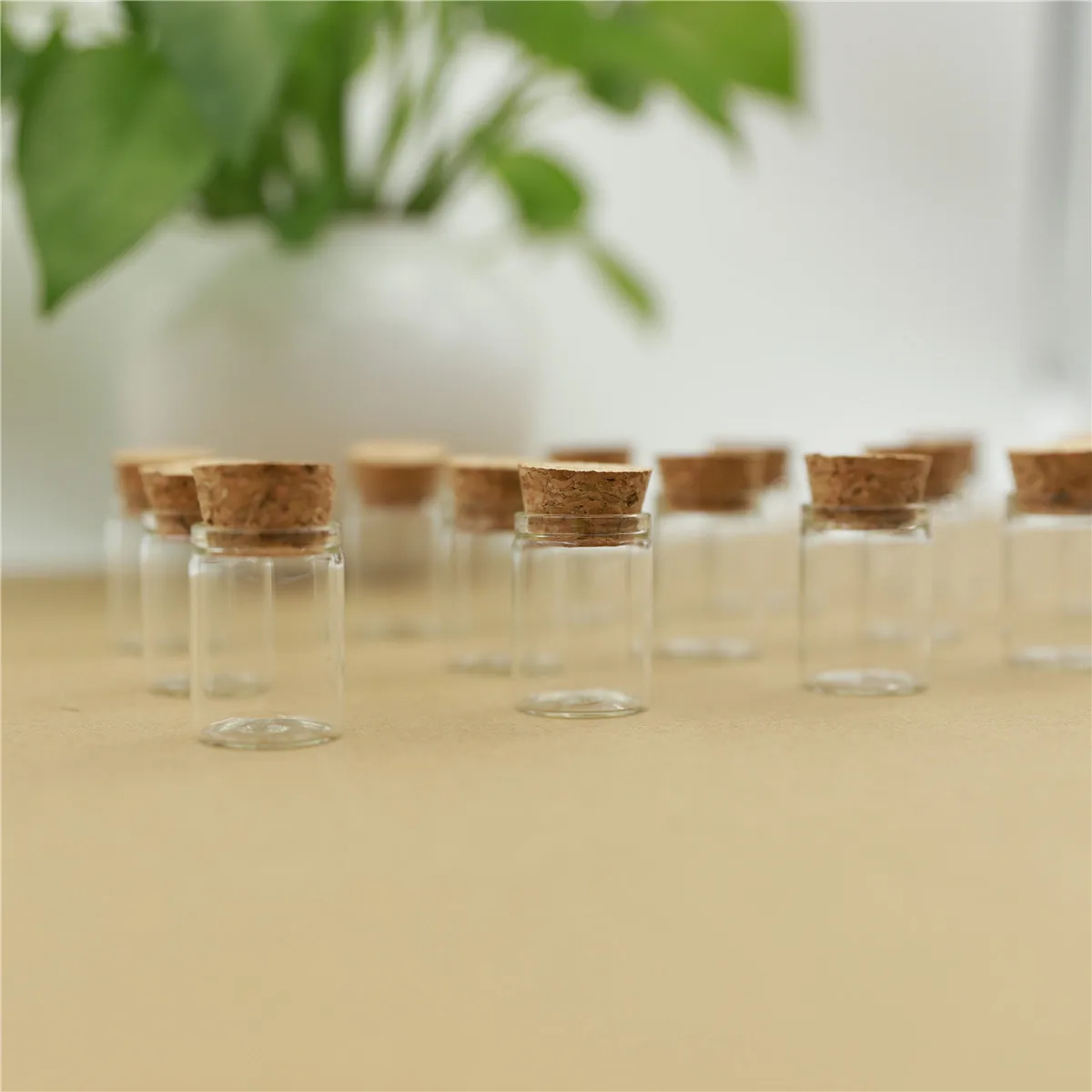 50pcs/lot 22*30mm 5ml Small Glass Vial Bottle Test Tube Cork Stopper Mini Bottle Container Jars Tiny Bottle glass