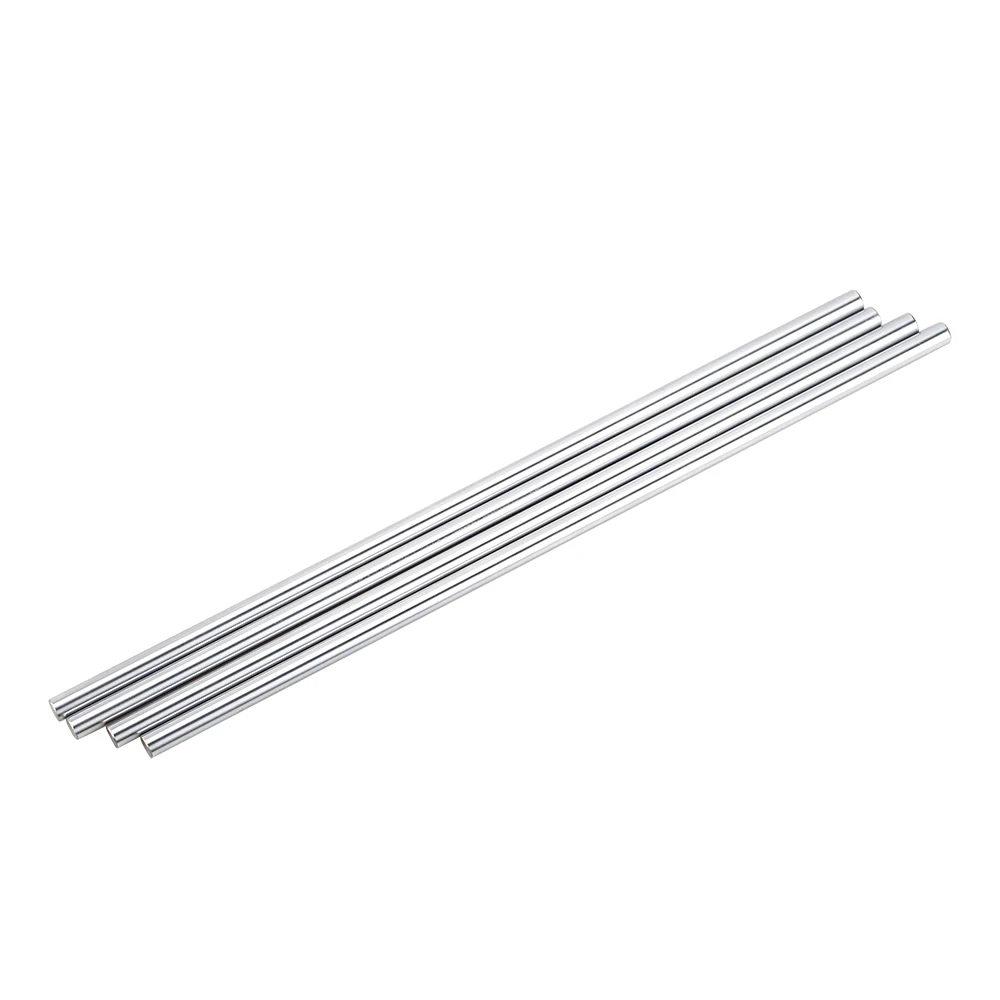 4Pcs/lot 3D Printer Parts Optical Axis OD 8mm x 200/300/400/500mm Cylinder Liner Rail Linear Shaft Chrome