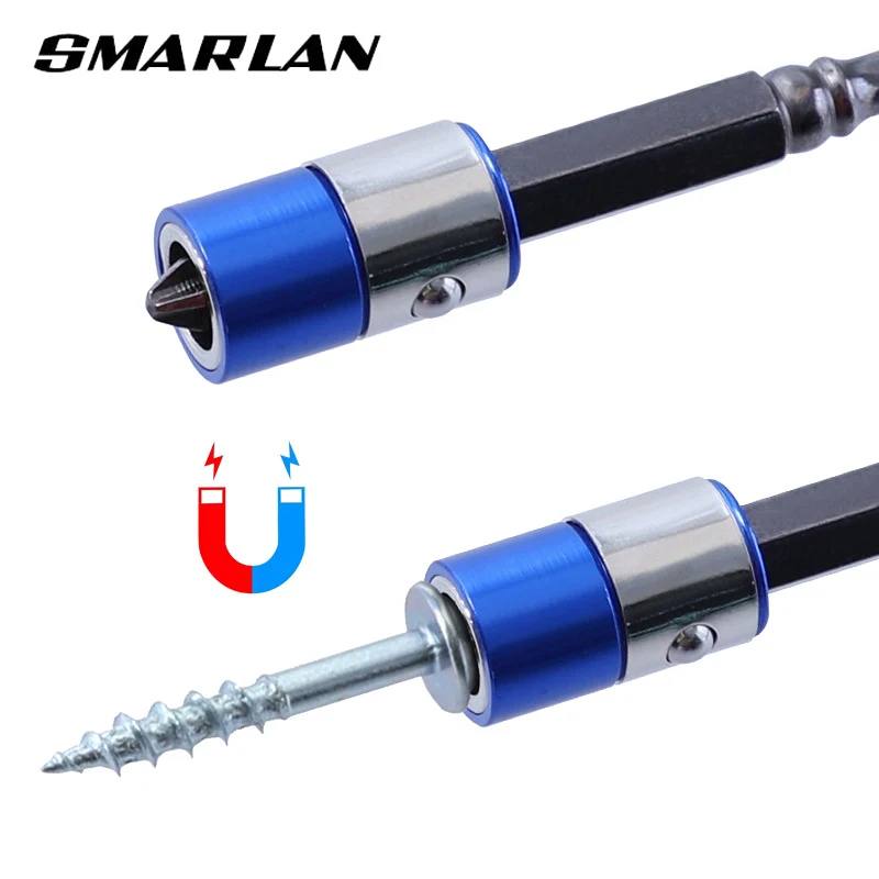 Upgrade Magnetic Bit Holder Alloy Electric Magnetic Ring Screwdriver Bit Anti-Corrosion Strong Magnetizer for Phillip Drill Bit