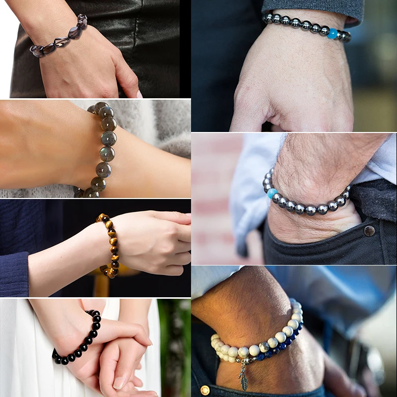 Natürliche weiße Muschelperle Runde lose Perlen für Schmuckherstellung Halsbandherstellung Diy Armband Schmuck 2/3/4/6/8/10/12/14mm 15'' – Detail 5