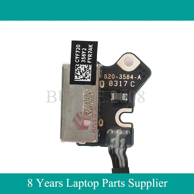 Original A1502 Power Jack Board 820-3584-A 820-3584 2013 2014 2015 Year For Macbook Pro 13.3