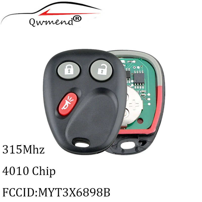 315mhz keyless entrada chave remota para chevrolet gmc envoy trailblazer 2002 2003 2004 2005 2006 2007 2008 2009 chaves originais