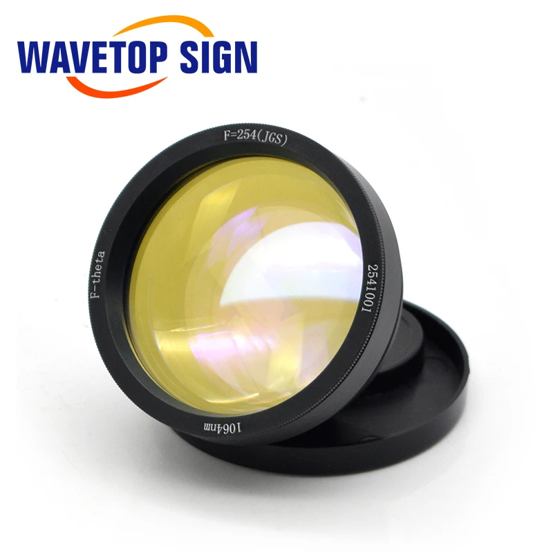 WaveTopSign Fiber Laser F-theta Scan Lens F160 110*110mm F254 175*175mm Quartz Materia for Min.60W Laser