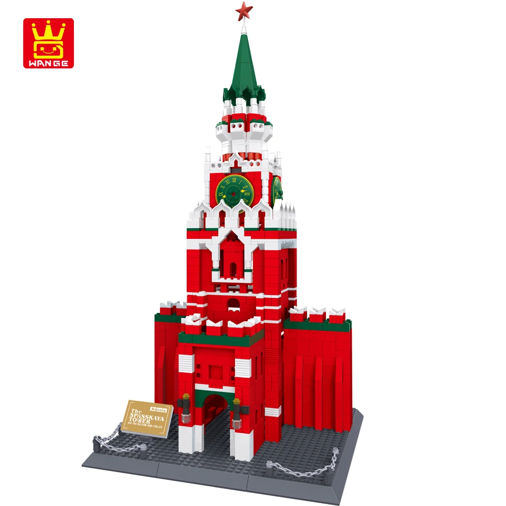 Russian architecture building blocks to enhance children's awareness, children's education, birthday gift, New Year