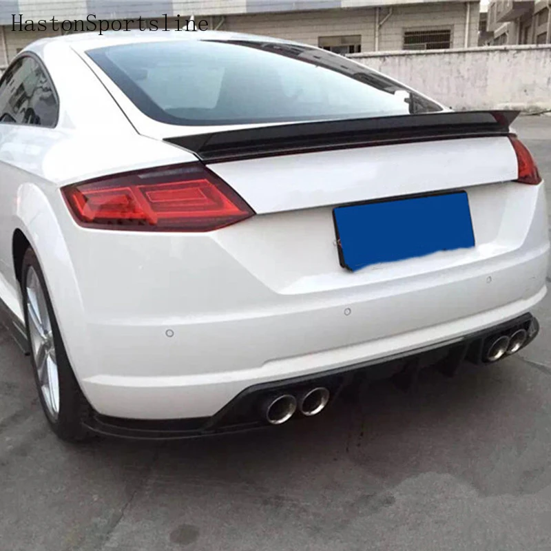 TT Modified Balance it Style Carbon Fiber Rear Trunk Luggage Compartment Spoiler Car Wing for Audi TT TTS MK3 Typ 8S 2015UP