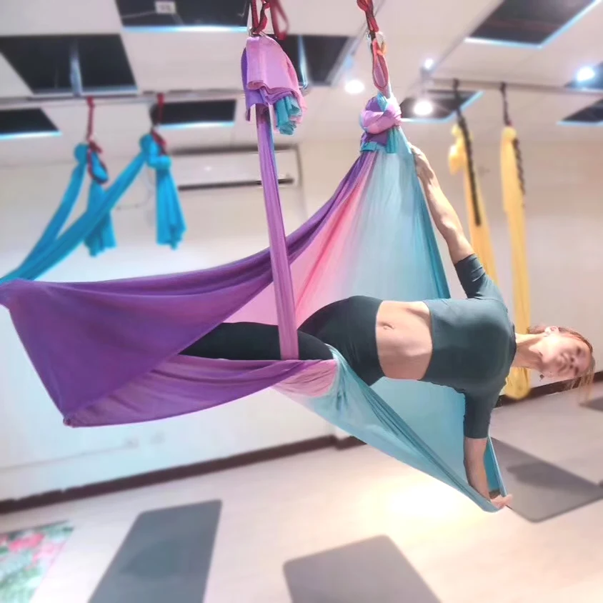 Aerial Anti-Gravity Yoga Hammock, Swing Flying Bed, Aerial Yoga Bed, Body Building, Gym Inversion, 6 m