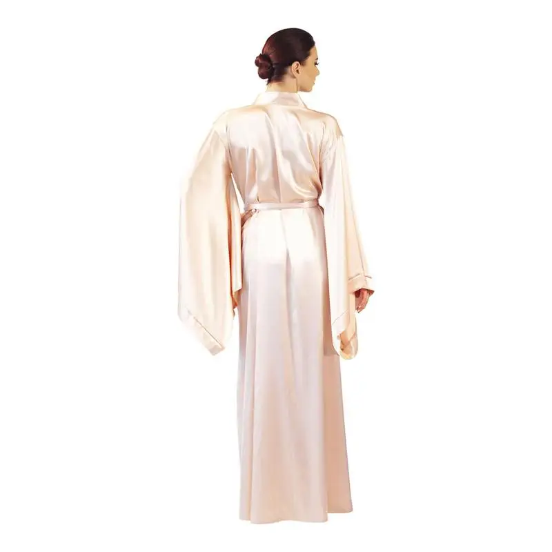 Sexy Loose Soft Comfortable Night Robe Women Belt Bathrobe Women's Sleep Gowns Sleepwear Lingerie Nightgown Pajamas