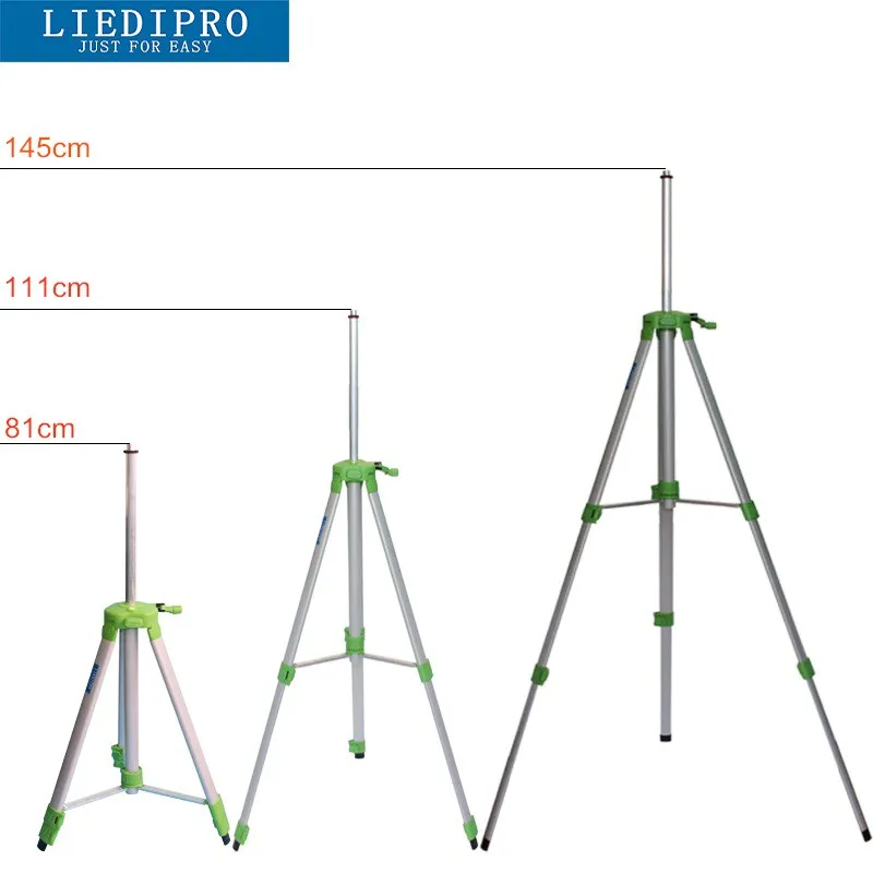 360 degree Line Laser Tripod Super Strong Laser Level Tripod for 1/4 and 5/8 Adapter Laser Holder Metal Aluminum Tripod