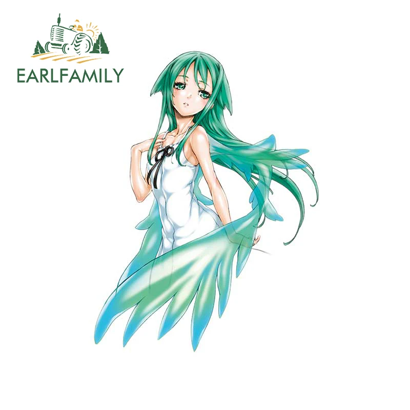 

EARLFAMILY 13cm x 9.7cm Saya No Uta Car Sticker Car Accessories Interior Vinyl Decals Sunscreen Personality JDM Accessories